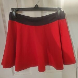 Red Black Skater Circle Skirt from Cheerleading.com ~AM